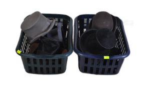 COLLECTION OF VINTAGE THEATRICAL COSTUME MENS TRILBY / TOP HATS