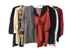 COLLECTION OF NINE VINTAGE MENS TAILCOAT JACKETS