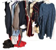 COLLECTION OF VINTAGE MEDIEVAL STYLE THEATRICAL COSTUMES