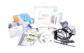 RETRO GAMING - NINTENDO WII CONSOLE WITH GAMES & ACCESSORIES