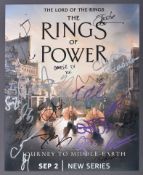 THE RINGS OF POWER - CAST SIGNED 11X14