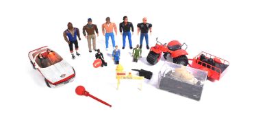 THE A TEAM - GALOOB - COLLECTION OF VINTAGE PLAYSETS / FIGURES