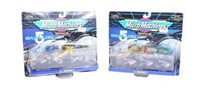 BABYLON 5 - TWO GALOOB MICROMACHINES SPACE SETS