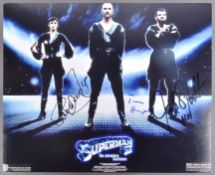 SUPERMAN II (1980) - TRIPLE-AUTOGRAPHED 8X10