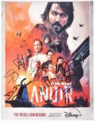ANDOR (STAR WARS) - CAST SIGNED 8X10