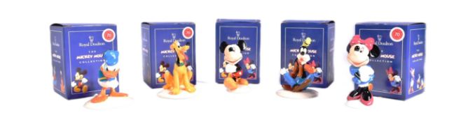WALT DISNEY - X5 COLLECTIBLE FIGURINES