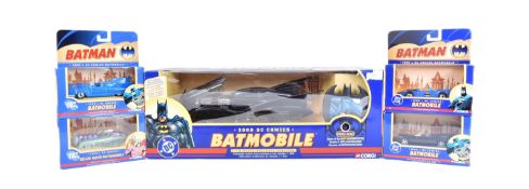BATMAN - X5 CORGI BATMAN DIECAST MODELS