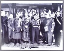DAD'S ARMY (BBC SITCOM) - DUAL SIGNED 8X10