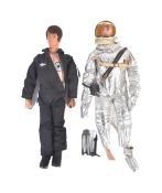 TWO VINTAGE PALITOY ACTION MAN ACTION FIGURES