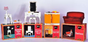 SINDY FURNITURE - X5 VINTAGE PEDIGREE SINDY HOUSE FURNITURE