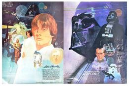 STAR WARS - ORIGINAL VINTAGE COCA COLA POSTERS
