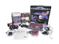RETRO GAMING - SEGA MEGA DRIVE 16-BIT CONSOLE + GAMES