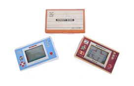 RETRO GAMING - X3 NINTENDO GAME & WATCH HAND HELD ELECTRONIC GAMES