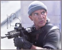 ANTONIO BANDERAS - EXPENDABLES - AUTOGRAPHED 8X10