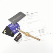 VINTAGE HALLMARKED 9CT GOLD BUECHE-GIROD SWISS QUARTZ WRISTWATCH