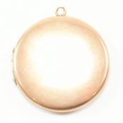 1930S HALLMARKED 9CT GOLD LOCKET PENDANT