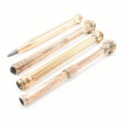 COLLECTION OF 19TH & 20TH CENTURY PROPELLING PENCILS