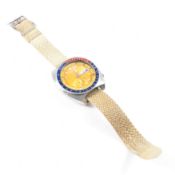 VINTAGE SEIKO CHRONOGRAPH AUTOMATIC STAINLESS STEEL PEPSI WRISTWATCH