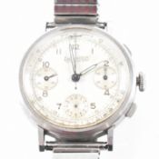 VINTAGE EBERHARD & CO LA CHAUX-DE-FONDS STAINLESS STEEL WRISTWATCH