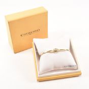 CHIMENTO 18CT BICOLOUR GOLD & DIAMOND BANGLE BRACELET