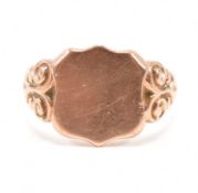 ANTIQUE HALLMARKED 9CT ROSE GOLD SIGNET RING