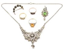 COLLECTION OF PASTE SET JEWELLERY