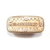 REGENCY REGARD LOCKET BROOCH PIN