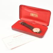SMITHS ASTRAL 9CT GOLD BRITISH RAILWAYS WATCH