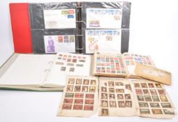 COLLECTION OF UK & FOREIGN FRANKED POSTAGE STAMPS