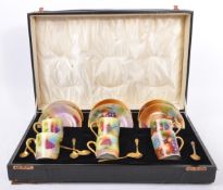 20TH CENTURY ROYAL WORCESTER EVESHAM STYLE COFFEE SERVICE