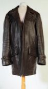 VINTAGE HUGO BOSS GENTS LEATHER JACKET