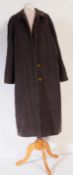 VINTAGE BURBERRYS DESIGNER MENS FINE WOOL COAT