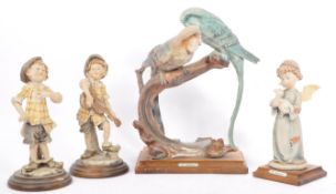 COLLECTION OF VINTAGE CAPODIMONTE ARMANI FIGURINES