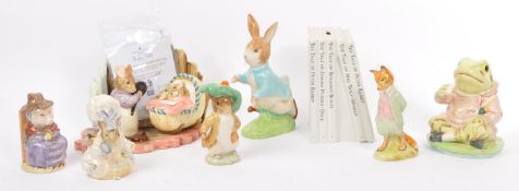 COLLECTION OF BEATRIX POTTER FIGURES - ROYAL ALBERT / BESWICK