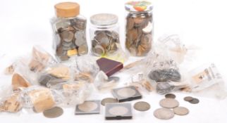 LARGE COLLECTION OF 19TH CENTURY & LATER UK & FOREIGN COINS