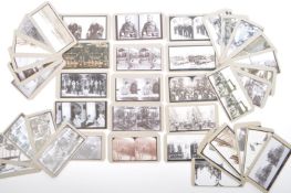 COLLECTION OF FORTY ONE SOCIAL HISTORY STEREOGRAPHS