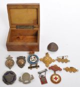 TEN VINTAGE GRAND PRIX GEORG JENSEN NURSING PIN BADGES