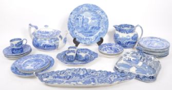 COPELAND SPODE ITALIAN EARTHENWARE DINNER & TEA SERVICE