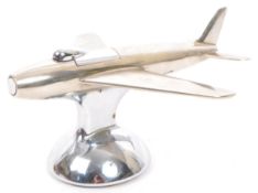 VINTAGE 1950S DUNHILL CHROME AEROPLANE TABLE LIGHTER