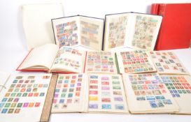 STAMP ALBUMS - COLLECTION OF WORLD STAMPS IN ALBUMS