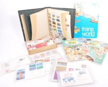 COLLECTION OF VINTAGE 20TH CENTURY FRANKED STAMPS