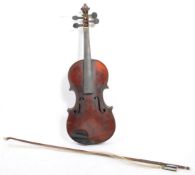 MEDIO - FINO 19TH CENTURY 1/2 SIZE ONE PIECE BACK VIOLIN