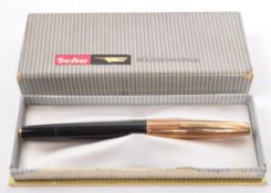 BOXED GEHA GOLDSCHWINGE BOXED FOUNTAIN PEN - 14CT GOLD