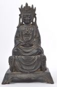 19TH CENTURY BRONZE CHINESE BUDDHA FIGURE