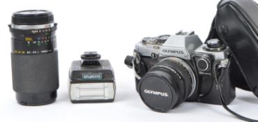 OLYMPUS OM10 CAMERA, OM-SYSTEM LENS, +TELE-MACRO & FLASH