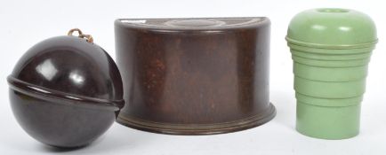 COLLECTION OF 3 BAKELITE ITEMS INCL LINGDEN AND UP WARE
