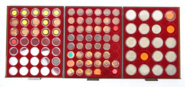 COLLECTION OF CROWNS FARTHINGS SHILLINGS & OTHER COINS