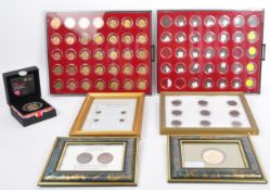 COLLECTION OF 18TH CENTURY & LATER UNCIRCULATED UK COINS
