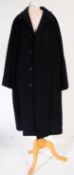 VALENTINO UOMO ITALIAN NAVY WOOL TRENCH COAT
