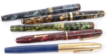 CONWAY - PARKER - SHEAFFER'S - COLLECTION OF FOUNTAIN PENS